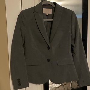 Grey Blazer Banana Republic